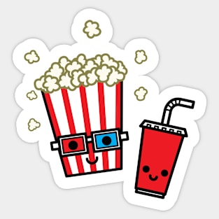 Kawaii Movie Time Sticker